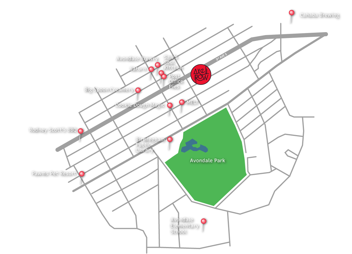 Axel Row Map