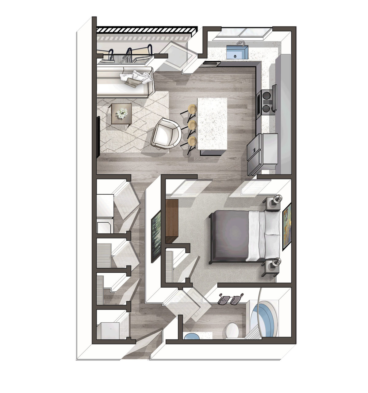 Studio, 1, & 2 Bedroom Apartments in Birmingham Axel Row
